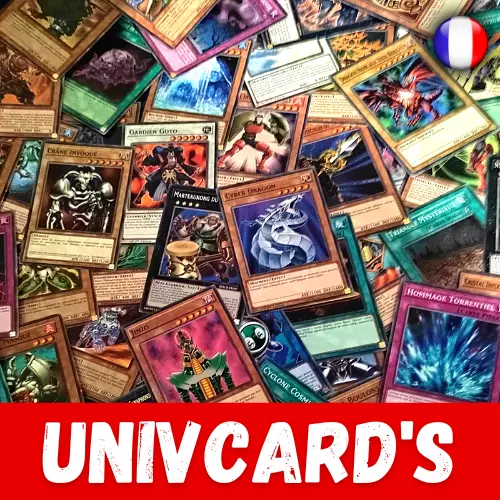 ⭐ Lot de 50 CARTES Yu-Gi-Oh FRANÇAISES SANS DOUBLE dont 5 CARTES BRILLANTE ! ⭐