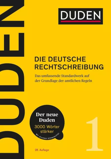 Duden - Die deutsche Rechtschreibung | 2020 | deutsch
