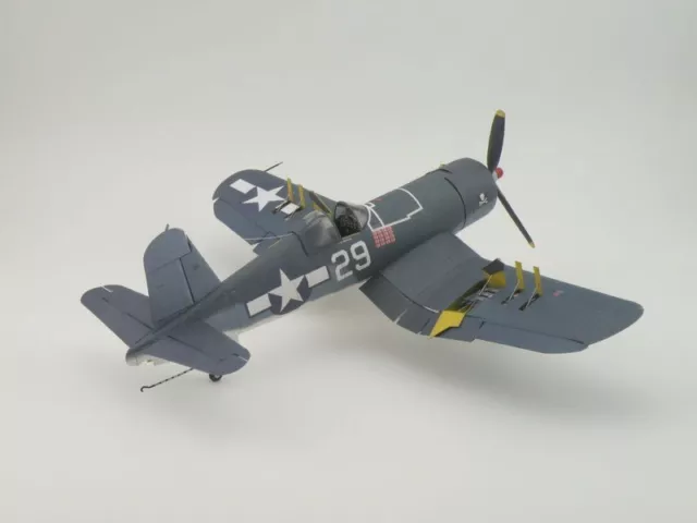 1:33 Scale Vought F4u-1a Corsair Fighter Aircraft Diy Handcraft Paper Model Kit