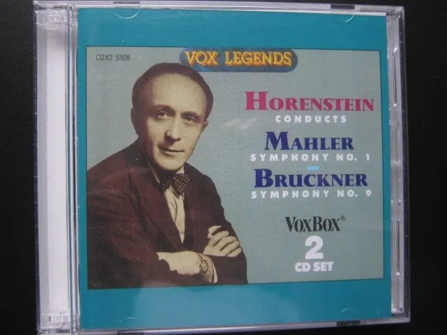 HORENSTEIN conducts Mahler Symphony 1 + Bruckner Symphony 9 (Vox)