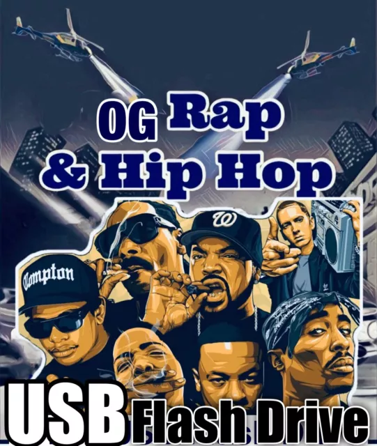 90’s Rap (Hip-Hop) & Ect.USB Flash Drive