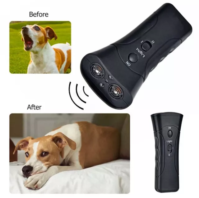 Petgentle Ultrasonic Anti Dog Barking Pet Trainer LED Light Gentle Chaser Style