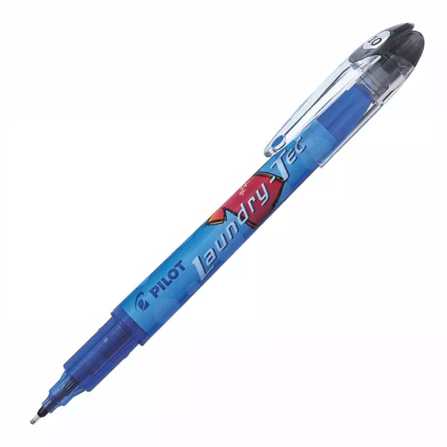 Pilot Laundry-Tec Black Fabric Textile Marker Pen : Permanent for School Uniform