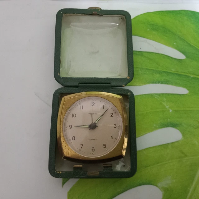 Sveglia Da Viaggio Veglia 2 Jewels Vintage Non Funzionante