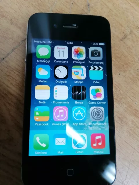 Apple iPhone 4 USATO IN PERFETTE CONDIZIONI CON TASTO CENTRALE NON FUNZIONANTE