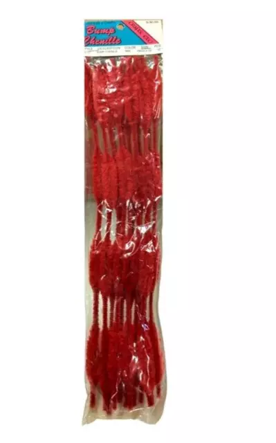 NUEVOS Limpiadores de Tuberías De Colección Manufactura Roja Oruga, etc., Paquete de 12 - 12" de Largo