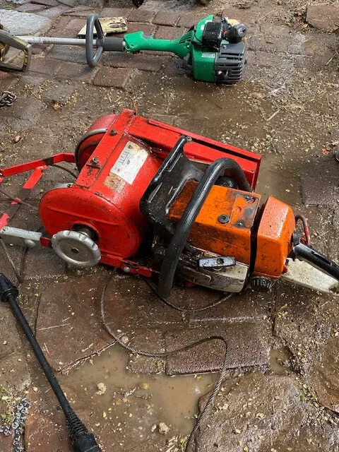 Multi-KBF-Seilwinde/Motorsägen Seilwinde 1000kg+STIHL Kettensäge 034 AV