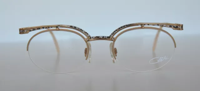 Cazal Vintage Eyeglasses - NOS - Mod. 207- Col.484 - Gold, Marble Black & Brown