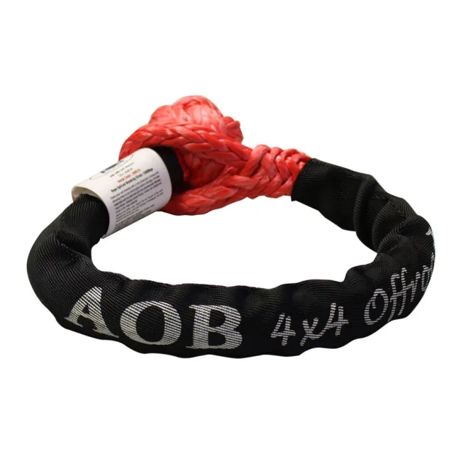 AOB Soft Shackle Recovery Gear Dyneema Winch ROPE 12mm 61cm 15T(15,000kg)