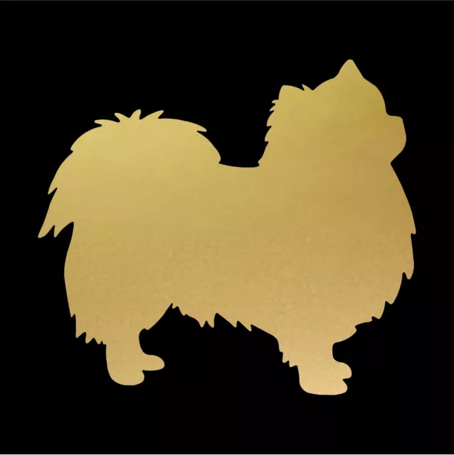Pomeranian dog Vinyl Decal Car Window Laptop Dog Breed Silhouette Sticker