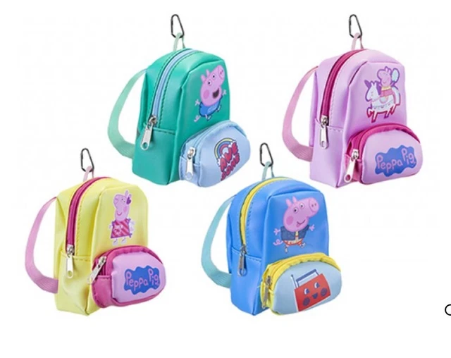 PEPPA PIG MINI Micro Backpack Purse Pig Choose Colour £7.65