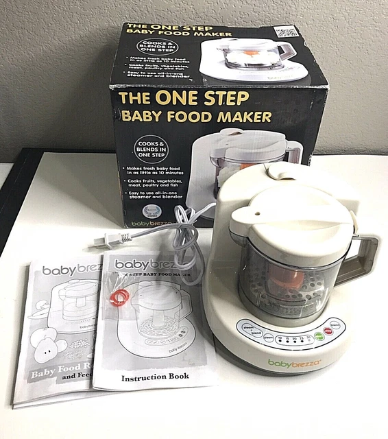Baby Brezza One Step Baby Food Maker Model Blender & Steamer Puree BRZ9042