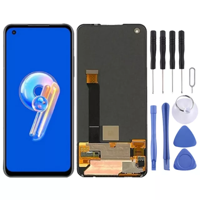 Für Asus Zenfone 9 Display Full OLED LCD ohne Rahmen Einheit Touch Ersatz Teil