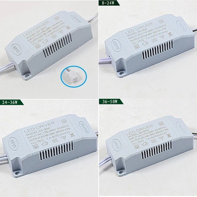 Led Driver Power Supply 1w~36w Transformer 240v Dc 12V 24V 36V Constant Voltage