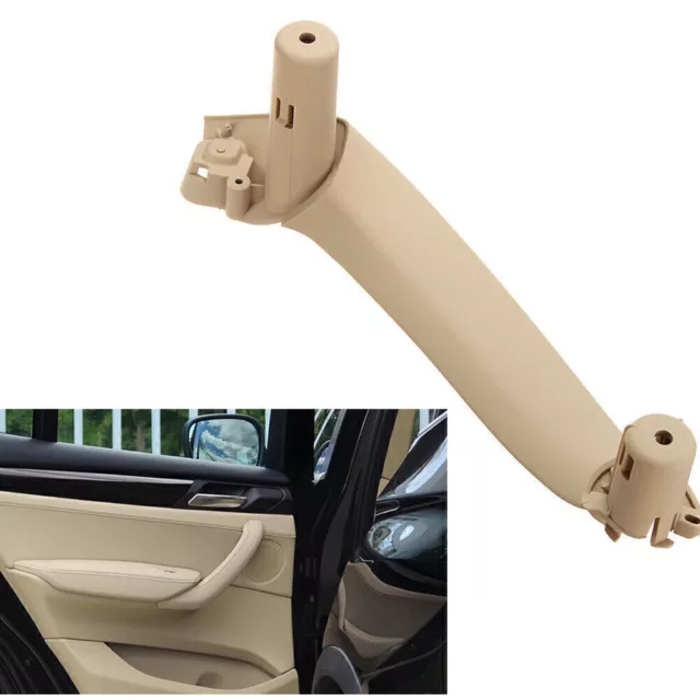 Beige Rear Left Inner Door Handle Door-Carrier For BMW X3 F25 X4 F26 2010-17 12