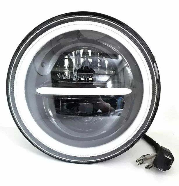 Neu 7'' LED Scheinwerfer Für Royal Enfield Mahindra Thar & Harley Davidson