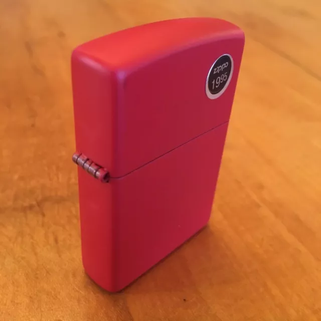 Genuine Zippo classic red matte windproof Lighter CASE ONLY No Insert/Box