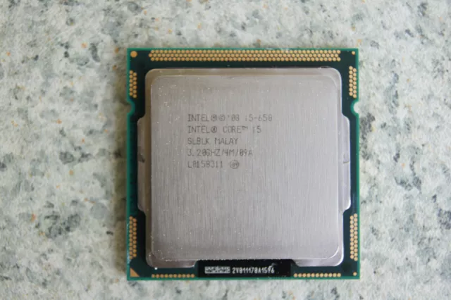 Intel Core i5-650 (2x 3.20GHz) SLBLK CPU Sockel 1156