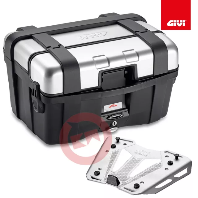 Givi Bauletto Trekker Trk46N Kit Sra6403 Triumph Tiger Explorer 1200 2012-2017