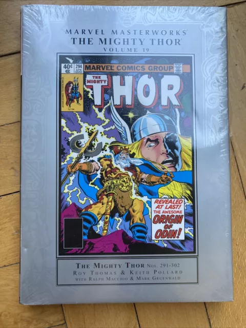 Marvel Masterworks The Mighty Thor Vol 19 Hardcover .  like new still wrapped