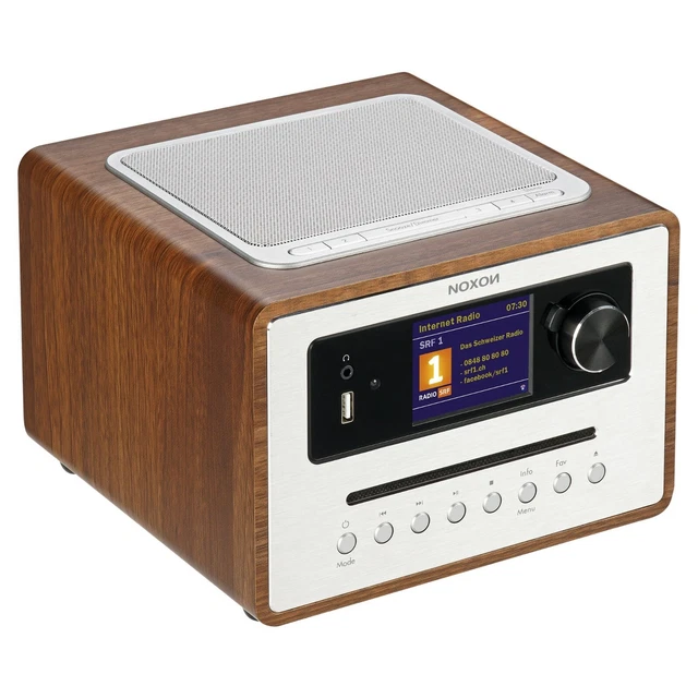 NOXON IRADIO 500 CD Walnut, CD Player Radio