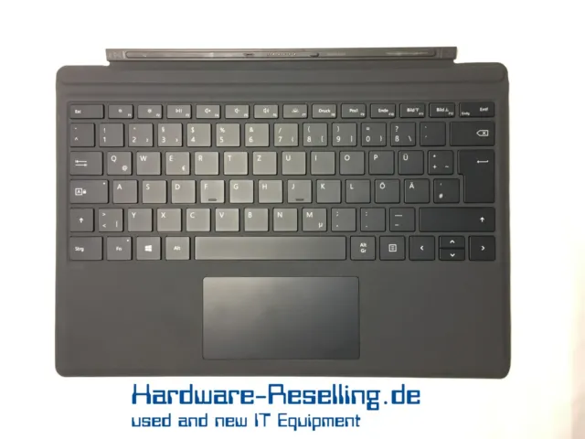 Microsoft 1725 Surface Pro QWERTZ deutsch Type Cover Tastatur Schwarz B-Ware
