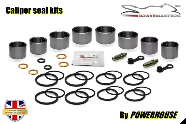 Suzuki GSXR1000 K6 2006 front brake caliper piston & seal rebuild repair kit set