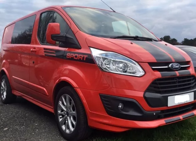 FORD TRANSIT CUSTOM Sport Body kit (SWB or LWB) + SPOILER (2012 Onwards ...