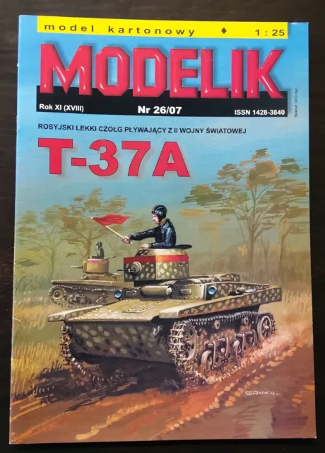 "Leichter Russischer Panzer T-37A", 1:25, Modelik/PL 2007