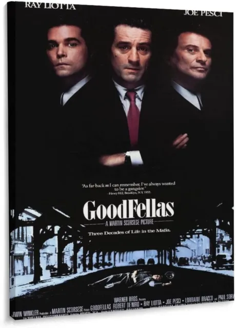 Goodfellas Movie Posters Cool Posters for Guys Bedroom Canvas Oil Painting Room