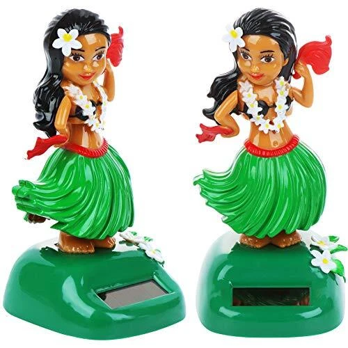 Hawaiian Sola Shaking Doll Girl Bobble Hula Shaking Head Doll Car Dashboard