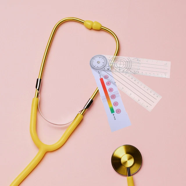 Goniometro Medico 360° - Per Fisioterapia, Ortopedia, Misurazione Angoli E Movimenti Articolari, Con Scala CM/Pollici - Foto 11