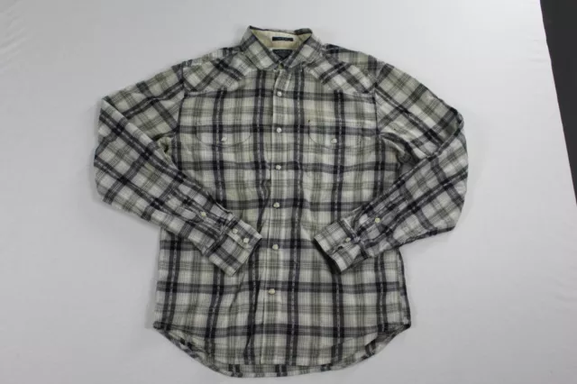 Lucky Brand Multicolor Men Button Down Shirt Long Sleeve Collared Size Small RIP