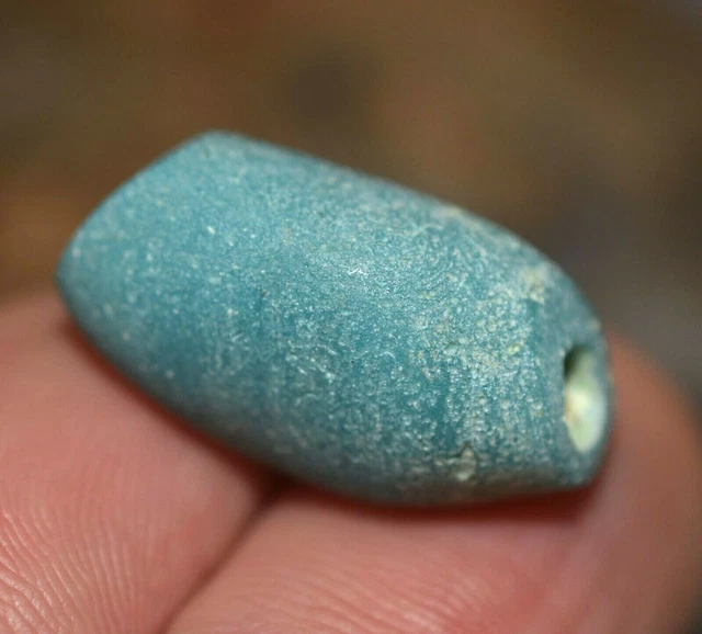 Ancient Excavated Faience Dig Bead Djenne Mali 1000 Years Old African Trade Bead