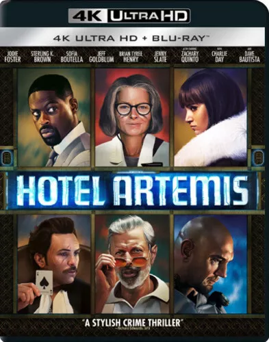 Hotel Artemis [New 4K UHD Blu-ray] 2 Pack, Dubbed, Snap Case, Subtitled, Wides