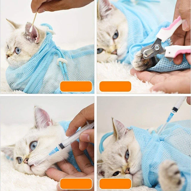 Herramientas de limpieza y cuidado para mascotas bolsa para gatos para evitar arañazos JY