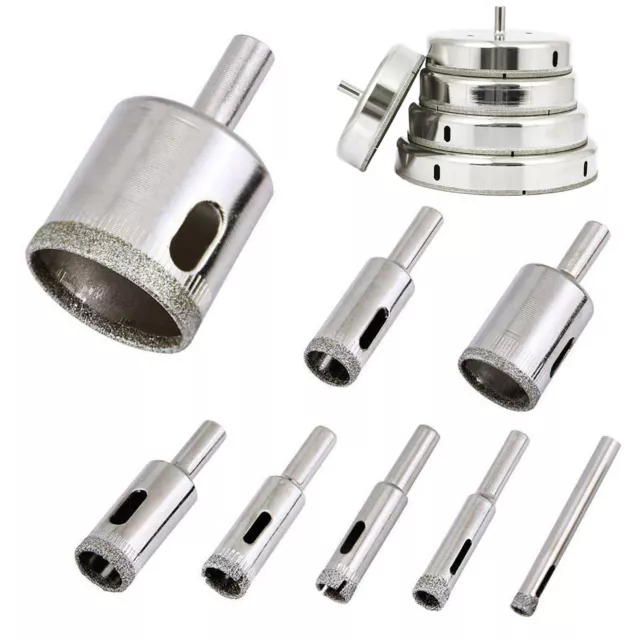 6mm-200mm Diamond Holesaw Cutter Tile Drill Bits Porcelain Marble Ceramic Glass