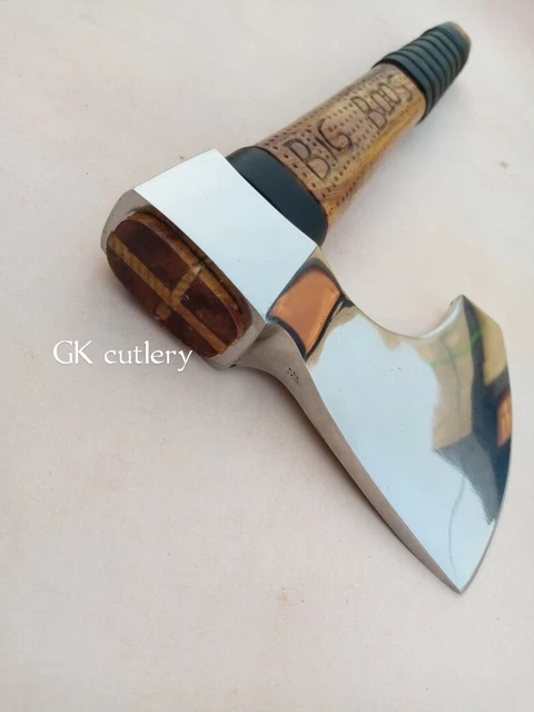 Viking Axe Custom Handmade Best Throving Axe With Big Boss  Title