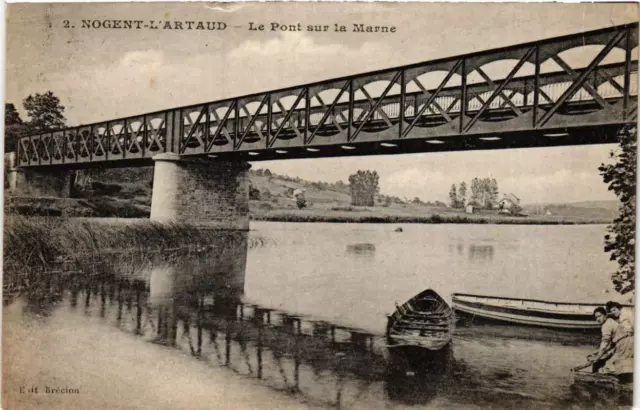 CPA NOGENT l'Artaud. Le Pont sur la Marne (666150)