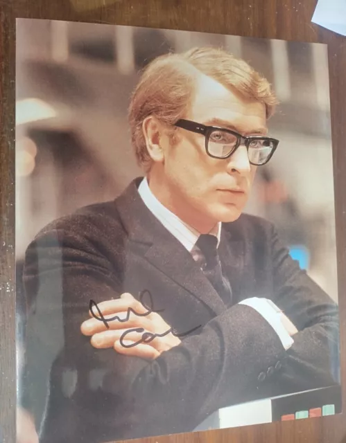 Michael Caine Hand Signed 10 x 8 Photograph