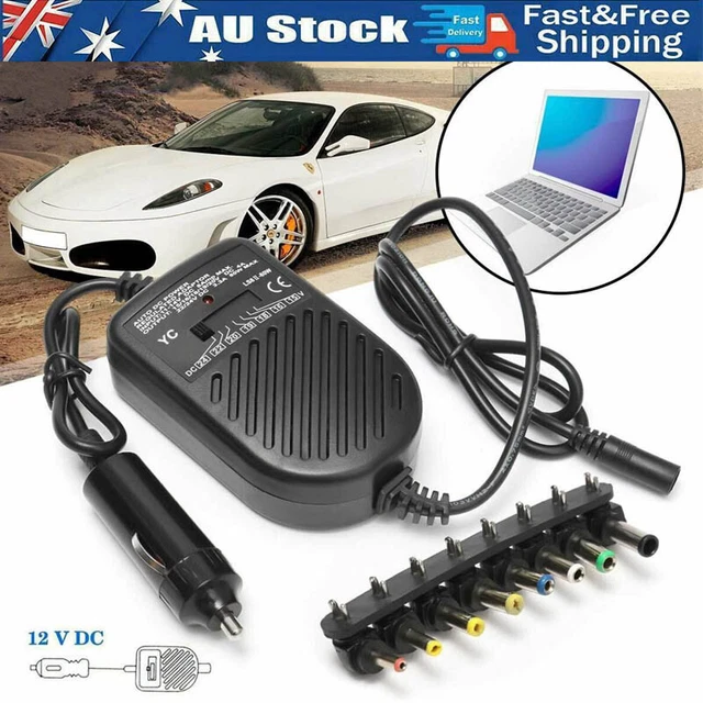 Universal 80W Car Auto Charger Power Supply Adapter For Laptop Notebook +8  Tips