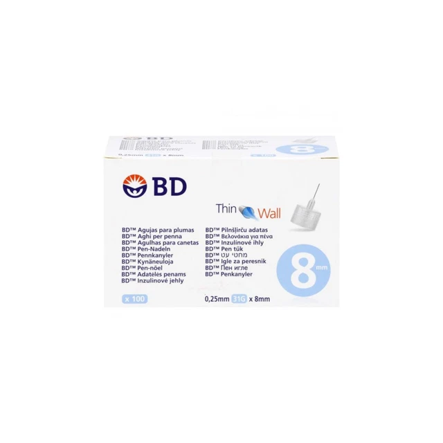 Produktbild von BD Thin Wall Pen-Nadeln – VE 100 Stück, Von Becton Dickinson Für Pen-Systeme