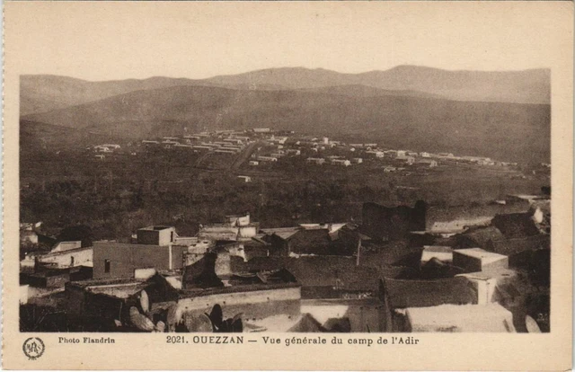 CPA AK MAROC OUEZZAN Vue générale du camp de l'Adir (31216)
