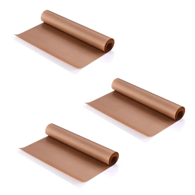 3 SHEETS PTFE Teflon Sheet for Heat Press Transfer Sheet Non Stick Heat