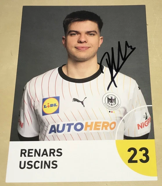 Carte Autographe Signée Sebastian Preiß (DHB) – Handball – Original