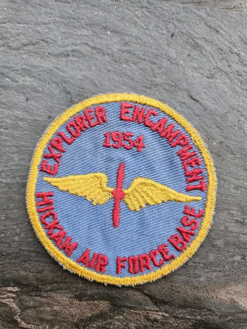 Explorer Air Encampment Patch 1954 Hickam AFB HI Military