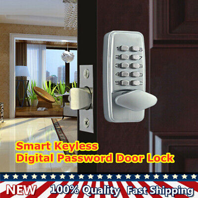 Smart Keyless Mechanical Digital Code Keypad Password Entry Door Lock Deadbolt