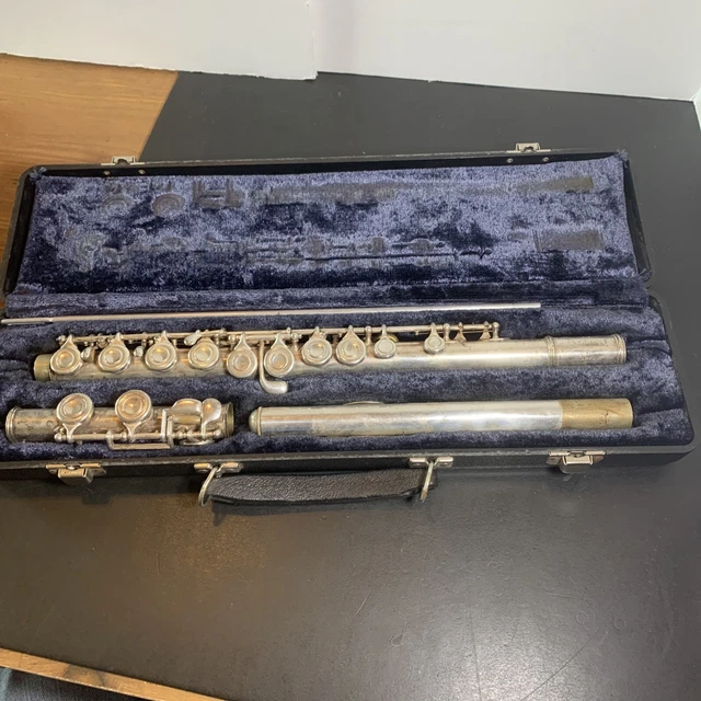 Vintage Artley Symphony Silver Concert Flute w/ Case G