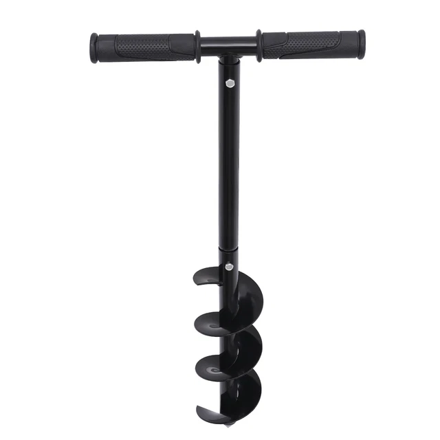 10CM/4IN MANUAL FENCE Post Hole Auger Soil Digger Hole Borer Hand