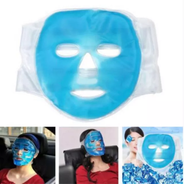 Gel Hot Ice Pack Cooling Face Mask Pain Headache Relief .Chillow Pillow Best